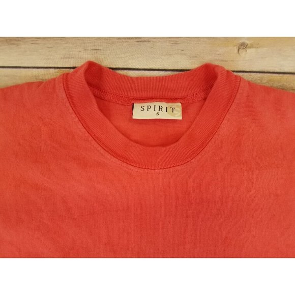 Spirit Jersey Hawaii North Shore Long Sleeve T-Shirt Size S Coral Casual B48 - Picture 4 of 8